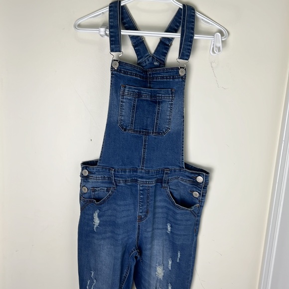 Eighty-two Distressed Denim Jeans Overall Size 9 - Picture 5 of 11